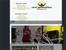 Tablet Screenshot of nextgenerationtrainingcenter.com